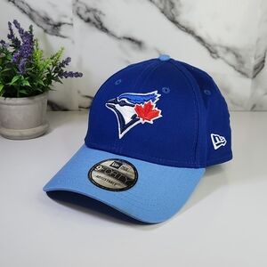 BLUE JAYS Hat. 2 Color Blue Baseball Cap with Toronto Blue Jays Logo